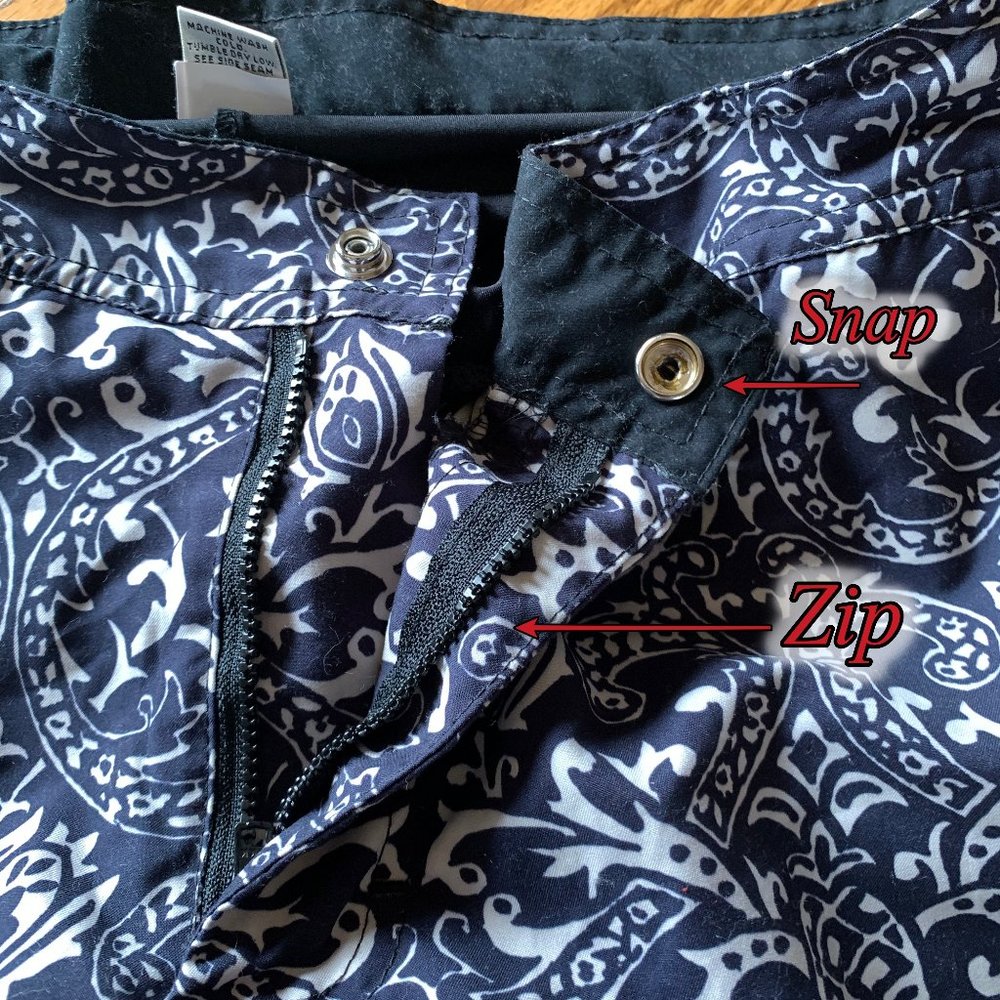 "Prana" Patterned Biking Capris, Euc, Large - image 7